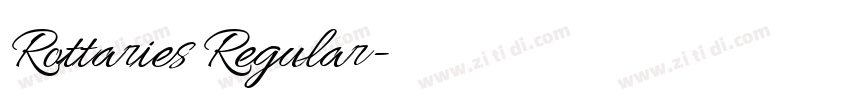 Rottaries Regular字体转换 Rottaries Regular字体转换